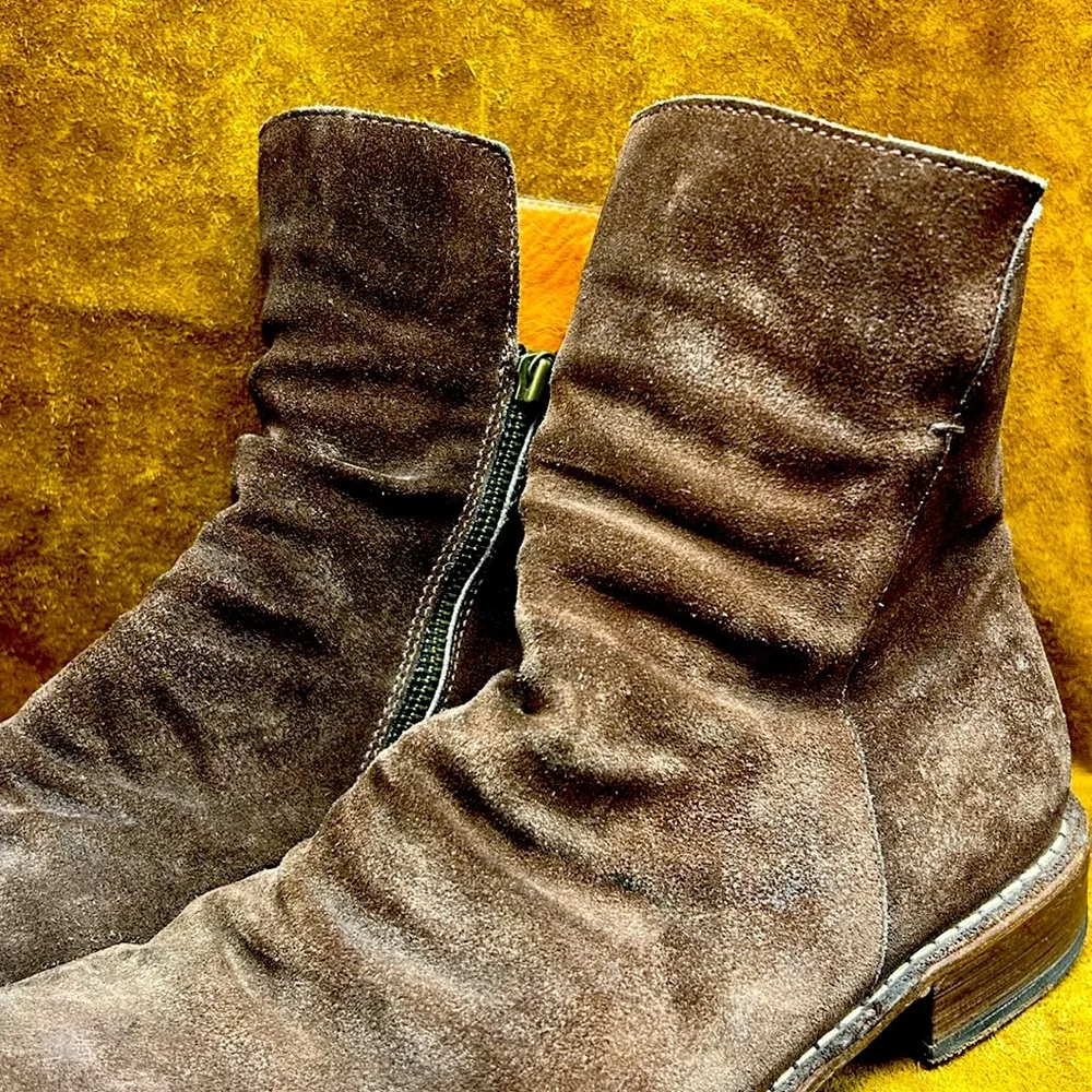 Fiorentini + Baker Brown Suede Ankle Boots - Picture 7 of 7